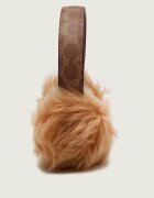 Coach De piele căști SIGNATURE C | shearling