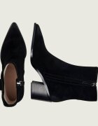 COCCINELLE Botine cu toc Gretel | piele întoarsă