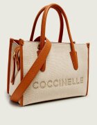 COCCINELLE Cufăr Myrtha cu adaos de piele