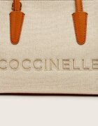 COCCINELLE Cufăr Myrtha cu adaos de piele