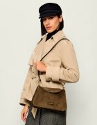 COCCINELLE Cufăr Tiggy | piele întoarsă