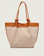 COCCINELLE De in geantă shopper Finn cu adaos de piele