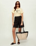 COCCINELLE De in geantă shopper FINN cu adaos de piele