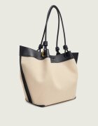 COCCINELLE De in geantă shopper FINN cu adaos de piele