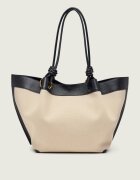COCCINELLE De in geantă shopper FINN cu adaos de piele