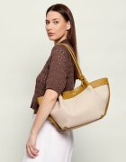 COCCINELLE De in geantă shopper FINN cu adaos de piele