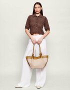 COCCINELLE De in geantă shopper FINN cu adaos de piele
