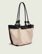 COCCINELLE De in geantă shopper Finn cu adaos de piele