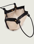 COCCINELLE De in geantă shopper Finn cu adaos de piele
