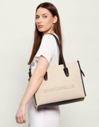 COCCINELLE De in geantă shopper Myrtha cu adaos de piele
