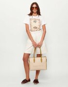 COCCINELLE De in geantă shopper MYRTHA cu adaos de piele