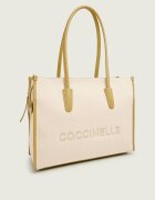 COCCINELLE De in geantă shopper MYRTHA cu adaos de piele
