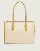 COCCINELLE De in geantă shopper MYRTHA cu adaos de piele