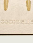 COCCINELLE De in geantă shopper MYRTHA cu adaos de piele