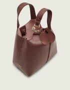 COCCINELLE De piele cufăr + borsetă C-Easy