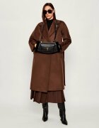COCCINELLE De piele geantă pe umăr Beat | shearling