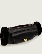 COCCINELLE De piele geantă pe umăr Beat | shearling