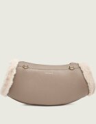 COCCINELLE De piele geantă pe umăr Beat | shearling