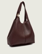 COCCINELLE De piele geantă shopper + borsetă C-Easy