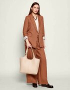 COCCINELLE De piele geantă shopper + borsetă C-Easy