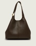 COCCINELLE De piele geantă shopper + borsetă C-Easy