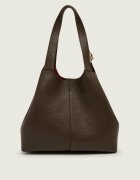 COCCINELLE De piele geantă shopper + borsetă C-Easy