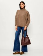 COCCINELLE De piele geantă shopper + borsetă C-Easy