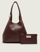 COCCINELLE De piele geantă shopper + borsetă C-Easy