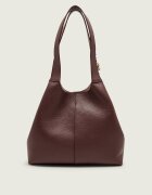 COCCINELLE De piele geantă shopper + borsetă C-Easy