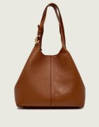 COCCINELLE De piele geantă shopper + borsetă C-Easy