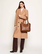 COCCINELLE De piele geantă shopper + borsetă C-Easy