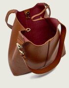 COCCINELLE De piele geantă shopper + borsetă C-Easy