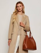 COCCINELLE De piele geantă shopper + borsetă C-EASY
