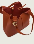 COCCINELLE De piele geantă shopper + borsetă C-EASY