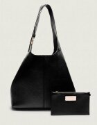 COCCINELLE De piele geantă shopper + borsetă C-Easy