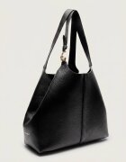 COCCINELLE De piele geantă shopper + borsetă C-Easy