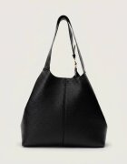 COCCINELLE De piele geantă shopper + borsetă C-Easy