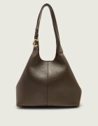 COCCINELLE De piele geantă shopper + borsetă C-Easy