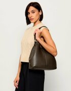 COCCINELLE De piele geantă shopper + borsetă C-Easy