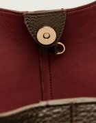 COCCINELLE De piele geantă shopper + borsetă C-Easy