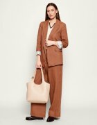 COCCINELLE De piele geantă shopper + borsetă C-Easy