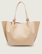 COCCINELLE De piele geantă shopper + borsetă Finn