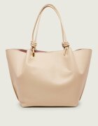 COCCINELLE De piele geantă shopper + borsetă Finn