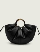 COCCINELLE De piele geantă shopper + borsetă Shell