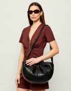 COCCINELLE De piele geantă shopper + borsetă Shell