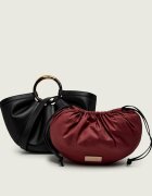 COCCINELLE De piele geantă shopper + borsetă Shell