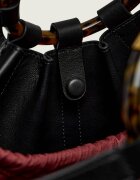 COCCINELLE De piele geantă shopper + borsetă Shell