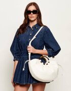 COCCINELLE De piele geantă shopper + borsetă Shell