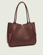 COCCINELLE De piele geantă shopper Pansy | piele întoarsă