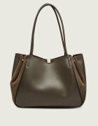 COCCINELLE De piele geantă shopper Pansy | piele întoarsă